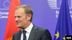 Президент совета Евросоюза Дональд Туск.