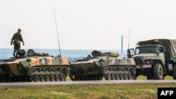 Российская военная техника в приграничном с Украиной районе