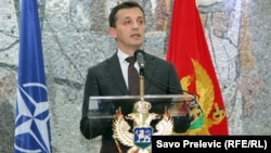 Ministar odbrane Crne Gore Predrag Bošković