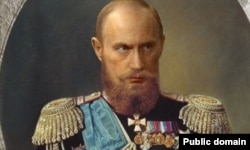Изображение Владимира Путина как русского царя