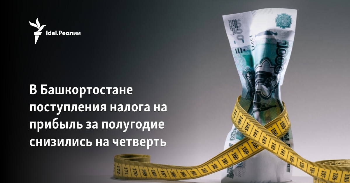 В Башкортостане поступления налога на прибыль за полугодие снизились на ...