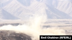 Kyrgyzstan -- Naryn, hydroelectric dam, 16 October 2014