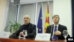 Прес-конференција на европратениците Едуард Кукан и Иво Вајгл, Скопје, 12.01.2016