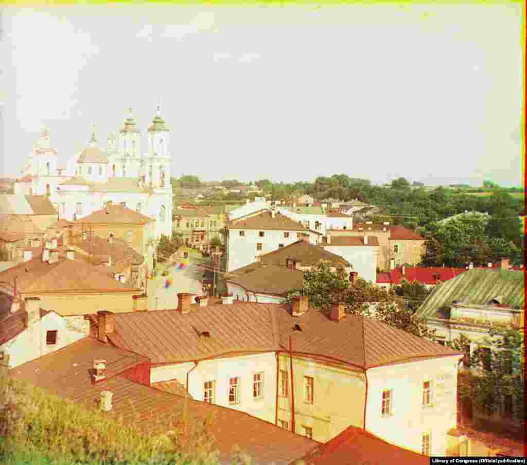 Віцебск. Паўднёва-ўсходняя частка горада.
