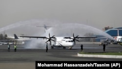 یکی از هواپیماهای ای‌تی‌آر ایران‌ایر، ۱۴ مرداد در مهرآباد