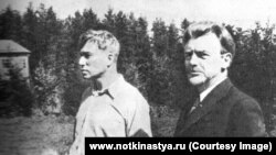 Борис Пастернак и Генрих Нейгауз, Переделкино, 1948 год