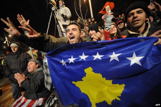 Festa e qytetarëve të Kosovës, më 17 shkurt, 2008.