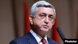 Armenian President Serzh Sarkisia