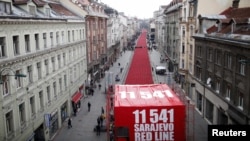 Obilježavanje 20. godišnjice opsade Sarajeva, 6. april 2012.