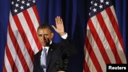 Amerikanyň Birleşen Ştatlarynyň prezidenti Barak Obama. 2013 ý.
