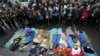 Убиті в центрі Києва силовиками Януковича учасники Революції гідності. Майдан незалежності, Київ, Україна. 20 лютого 2014 року 