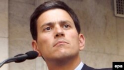 British Foreign Secretary David Miliband