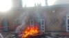 FILE: The aftermath of a an attack on an Ahmadi mosque in Chakwal, a city in the eastern Punjab Province in 2016.