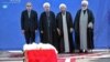 حضور سران سه قوه ایران در مراسم ورود جنازه ده‌ها قربانی منا