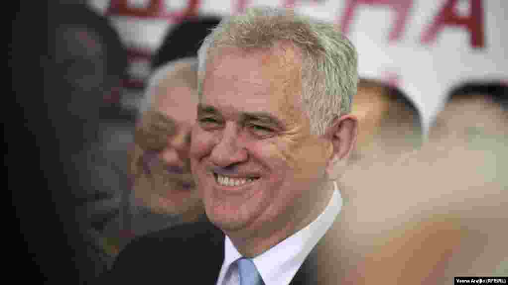 &quot;This is divine justice,&quot; Tomislav Nikolic told supporters of his Serbian Progressive Party.