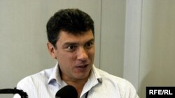 Bivši ruski opozicioni lider Boris Njemcov tokom intervjua za RSE 2007.