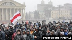 Минскідегі наразылық акциясы. 28 ақпан 2016 жыл.