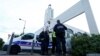 Полиция у мечети в Париже