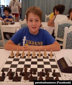 Юний український шахіст Роман Ковальський