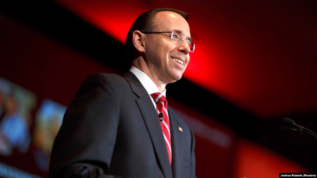 Adjunctul procurorului-general Rod Rosenstein