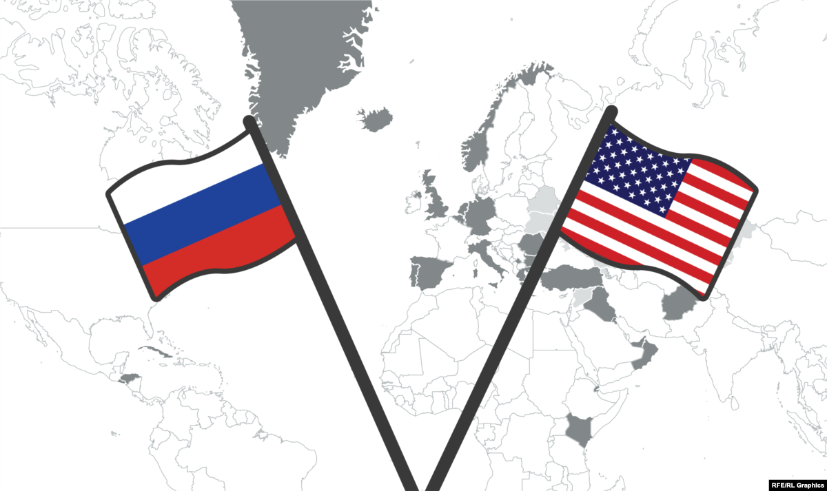 Where Are Us And Russian Military Bases In The World