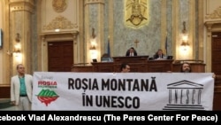 USR cere reluarea procedurilor pentru includerea Roşiei Montane în Patrimoniul UNESCO 