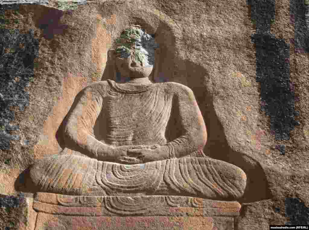 د سوات په جهان اباد کې د بودا مجسمه 
