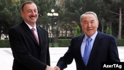 İlham Əliyev və Nursultan Nazarbayev