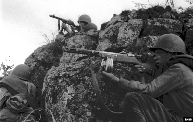 Советские солдаты на Дальнем Востоке в период войны с Японией, 1945 год