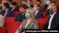 Депутаты на заседании подконтрольного России крымского парламента, 27 мая 2020 года