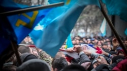 Митинг в поддержку территориальной целостности Украины, Симферополь, 26 февраля 2014 года