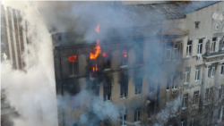 Пожежа в Одеському економічному коледжі. 4 грудня 2019 року