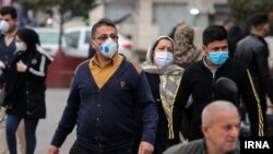 People going about their business in Tehran after the government lifted some of the restrictions put in place to stop the coronavirus epidemic. April 21, 2020 