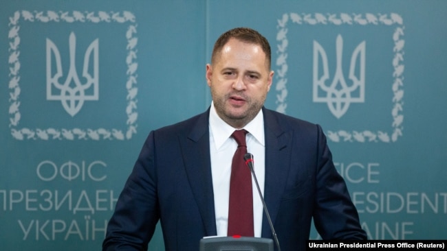 The Ukrainian president's new chief of staff Andriy Yermak (file photo)