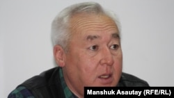 Seitqazy Mataev, chairman of the Union of Journalists of Kazakhstan, in December 2012