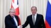 وزیر خارجه بریتانیا با همتای روسی خود دیدار کرد