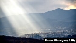 Nagorno Karabakh - A view of Stepanakert, November 27, 2020.