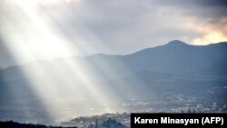 Nagorno Karabakh - A view of Stepanakert, November 27, 2020.