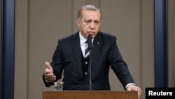Режеп Ердоған, Түркия президенті.