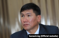 Kyrgyz Minister of Labor and Social Development Ulukbek Kochkorov (file photo)