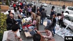 A street market in Abadan, Khuzestan province, where residents suffer from lack of water and jobs.