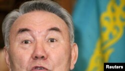 Kazakh President Nursultan Nazarbaev