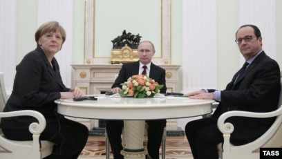 Merkel Hollande Call On Putin With Ukraine Peace Plan