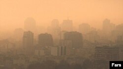 Pollution in the city of Tehran poses a great problem for the people and the authorities, undated. File photo