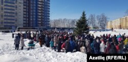 Митинг против мусоросжигательного завода в Казани