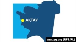 Маңғыстау облысының аумақтық картасы (Көрнекі сурет).