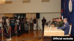 Konferencija za novinare povodom nesreće na poligonu "Pasuljanske livade"