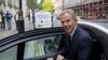 Tony Blair outside TV studios in London on September 6 as part of his promotional appearances for his new book, "A Journey"