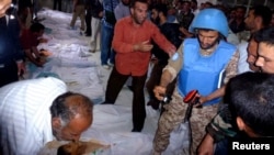 Находящиеся в Сирии международные наблюдатели обвинили в гибели жителей Хоулы правительственные войска