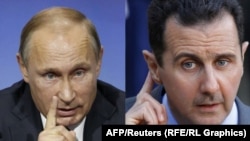 Vladimir Putin (majtas) dhe Bashar al-Assad